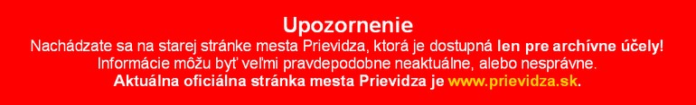 Späť na hlavnú stránku Prievidza.sk